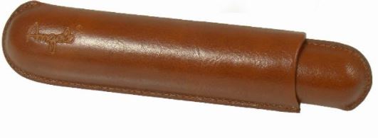 Brown Single Cigar Case
